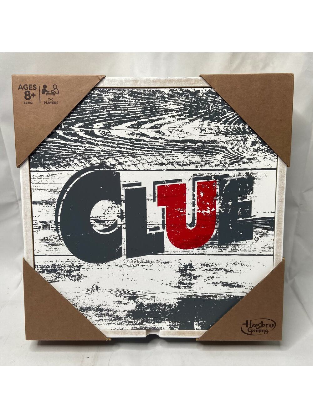 NEW SEALED Clue Rustic Wood BOX Series Edition Board Game Hasbro CRIME DETECTIVE